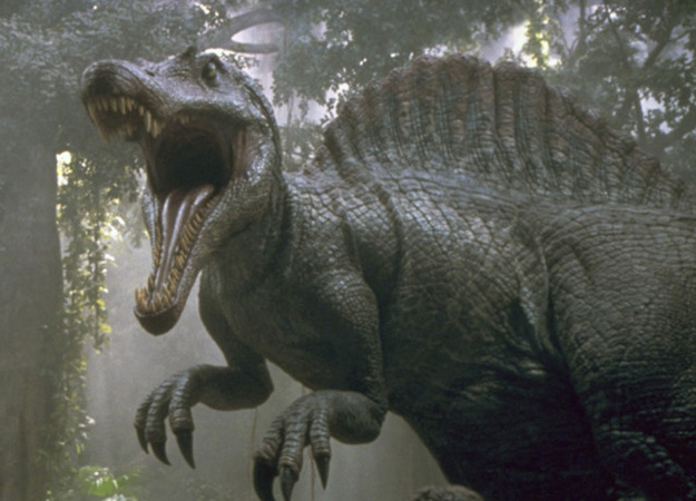 恐竜　スピノサウルス　ジュラシックパークから