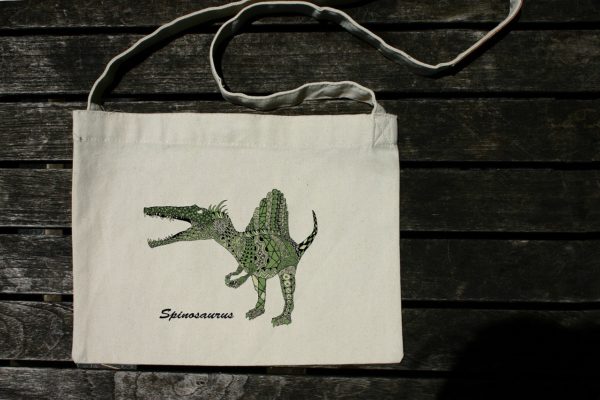 斜め掛けバッグ（サコッシュ）　恐竜デザイン タモコタモ