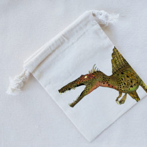 恐竜巾着袋　スピノサウルス