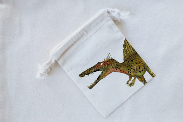 恐竜巾着袋　スピノサウルス