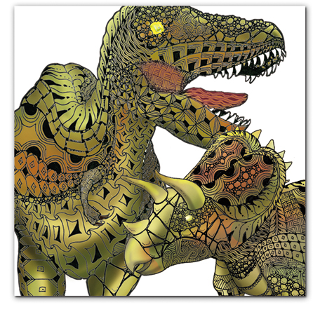 恐竜シールとステッカー