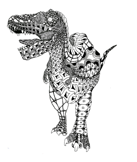 キョウリュウデザインタモコタモ　ティラノサウルス